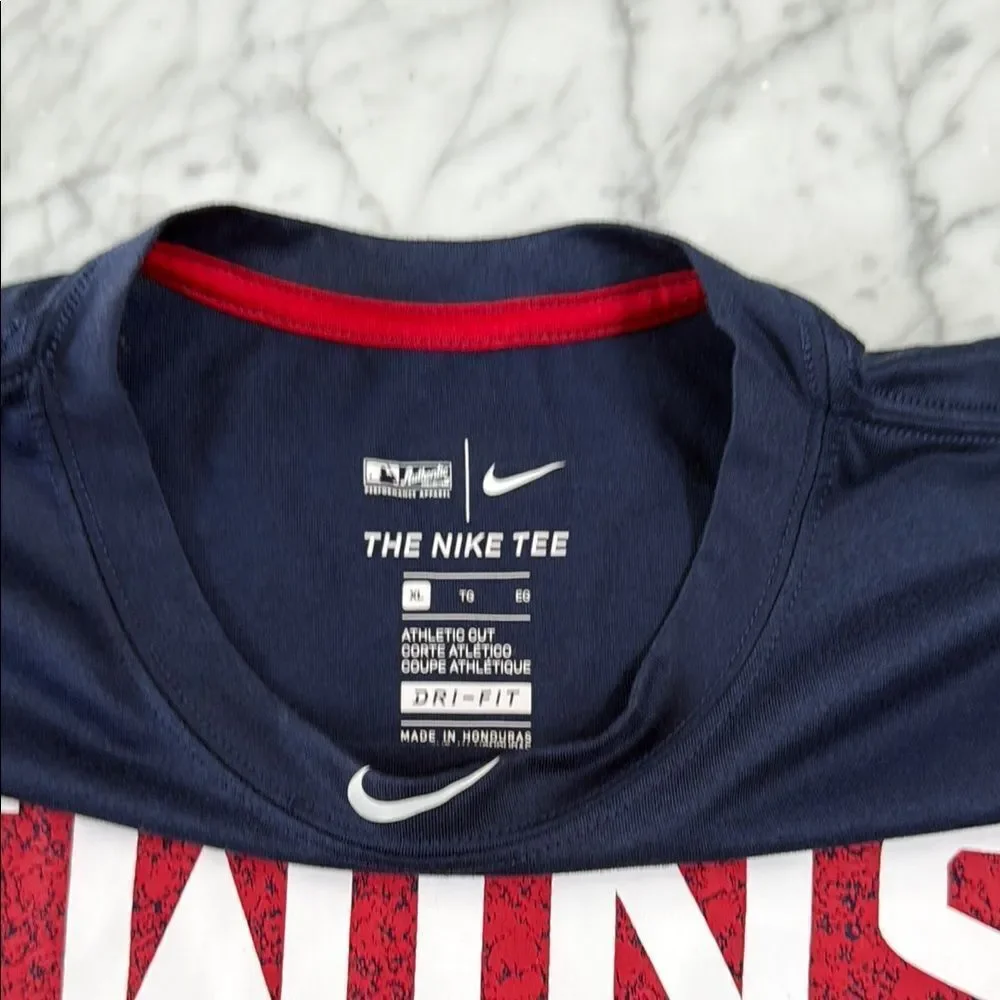 Nike Men’s Minnesota Twins Baseball DriFit T-Shirt MLB Athletic Cut Sz XL
